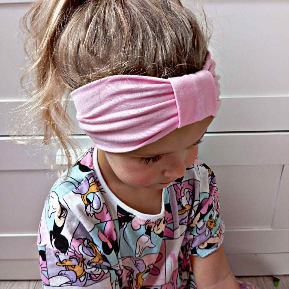 Handmade Charming Pink Headband for Kids